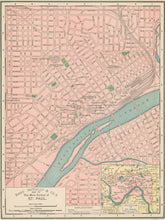 Load image into Gallery viewer, Rand, McNally  “Minneapolis/St. Paul”