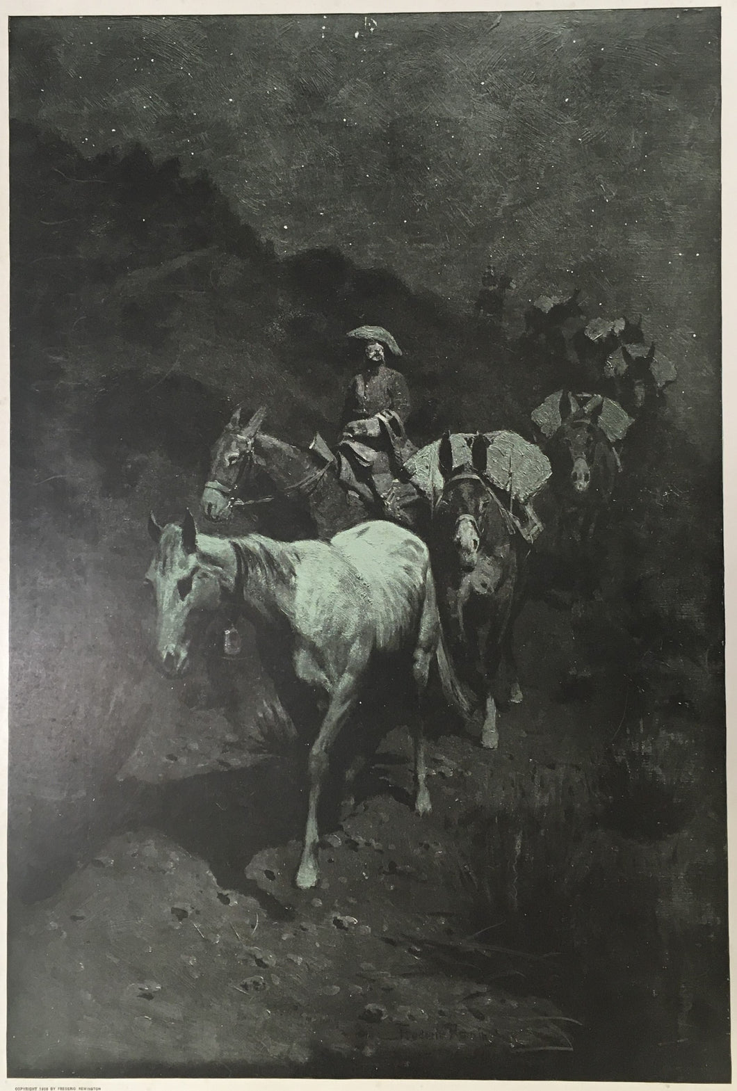 Remington, Frederic “In the Enemy’s Country or The Belle Mare”