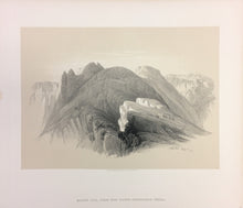 Load image into Gallery viewer, Roberts, David "Gebil Hor, March 5th 1839." From "Views in the Holy Land, Syria, Idumea, Arabia, Egypt and Nubia"