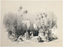 Load image into Gallery viewer, Roberts, David "The Stone of Unction, Church of the Holy Sepulchre March 30th 1839." From "Views in the Holy Land, Syria, Idumea, Arabia, Egypt and Nubia"