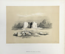 Load image into Gallery viewer, Roberts, David "Temple at Tafa in Nubia" From "Views in the Holy Land, Syria, Idumea, Arabia, Egypt and Nubia"