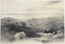 Load image into Gallery viewer, Roberts, David "Jerusalem from the North, April 1839." From "Views in the Holy Land, Syria, Idumea, Arabia, Egypt and Nubia"