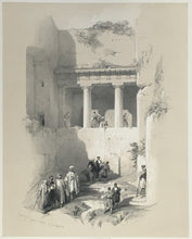 Load image into Gallery viewer, Roberts, David "The Tomb of St. James, Valley of Jehosaphat. April 8, 1839" From "Views in the Holy Land, Syria, Idumea, Arabia, Egypt and Nubia"