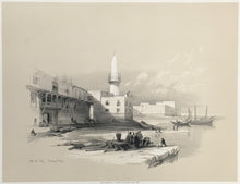 Load image into Gallery viewer, Roberts, David "Quay at Suez February 11th 1839" From "Views in the Holy Land, Syria, Idumea, Arabia, Egypt and Nubia"