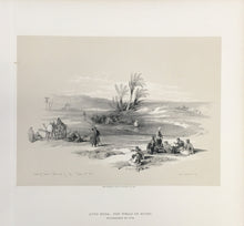 Load image into Gallery viewer, Roberts, David "The Wells of Moses Wilderness of Tyh February 12th 1839" From "Views in the Holy Land, Syria, Idumea, Arabia, Egypt and Nubia"