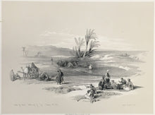 Load image into Gallery viewer, Roberts, David "The Wells of Moses Wilderness of Tyh February 12th 1839" From "Views in the Holy Land, Syria, Idumea, Arabia, Egypt and Nubia"