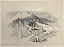 Load image into Gallery viewer, Roberts, David "Temple on Gebel Garabe called Surabit el Khadim February 17th 1839" From "Views in the Holy Land, Syria, Idumea, Arabia, Egypt and Nubia"
