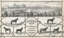 Load image into Gallery viewer, Rose, T.F.  "Hamiltonian Farm of C.W. Conover, Middletown, Monmouth County, New Jersey”