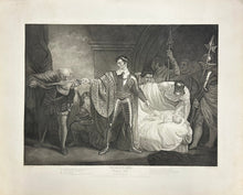 Load image into Gallery viewer, Opie, John Plate 35. “Winter’s Tale, Act II, Scene iii. A Palace. King, Antigonus, Infant, Lords & Attendants"