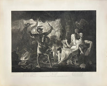 Load image into Gallery viewer, Reynolds, Joshua Plate 48. “Macbeth, Act IV, Scene i. Macbeth consulting the witches&quot;
