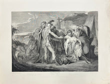 Load image into Gallery viewer, Barry, James Plate 51. “King Lear, Act V, Scene iii. Camp near Dover. Lear with Cordelia Dead. Edgar, Albany and Kent: Goneril, Regan"
