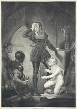 Load image into Gallery viewer, Northcote, James Plate 55. “King John, Act IV, Scene i. Prison. Arthur, Hubert and attendants"