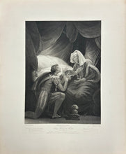 Load image into Gallery viewer, Boydell, Josiah Plate 65. “Second Part, King Henry IV, Act IV, Scene iv. Westminster. King Henry and the Prince of Wales"