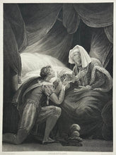 Load image into Gallery viewer, Boydell, Josiah Plate 65. “Second Part, King Henry IV, Act IV, Scene iv. Westminster. King Henry and the Prince of Wales"