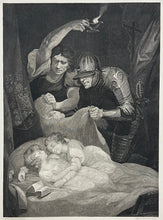 Load image into Gallery viewer, Northcote, James Plate 77. “Richard III, Act III, Scene ii. The Murder of the Princes in the Tower"
