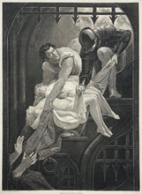 Load image into Gallery viewer, Northcote, James Plate 78. “Richard III, Act III, Scene ii. The Removal of the bodies of the dead princes."