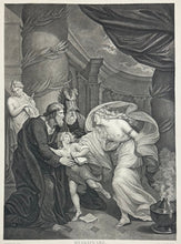 Load image into Gallery viewer, Kirk, Thomas Plate 87. “Titus Andronicus, Act IV, Scene i. Titus’ House. Titus, Marcus, Young Lucius pursued by Lavinia"