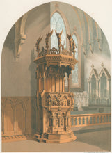 Load image into Gallery viewer, Unattributed  “Pulpit, Carved oak.  Goyers Brothers, Louvain, Belgium”