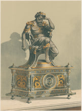 Load image into Gallery viewer, Unattributed  “Mantel Clock, Damescene Work.  Eibar, Spain”