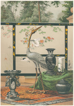 Load image into Gallery viewer, Unattributed “Embroidered Screen, Bronze & Porcelain Manufacturers.  Japan”