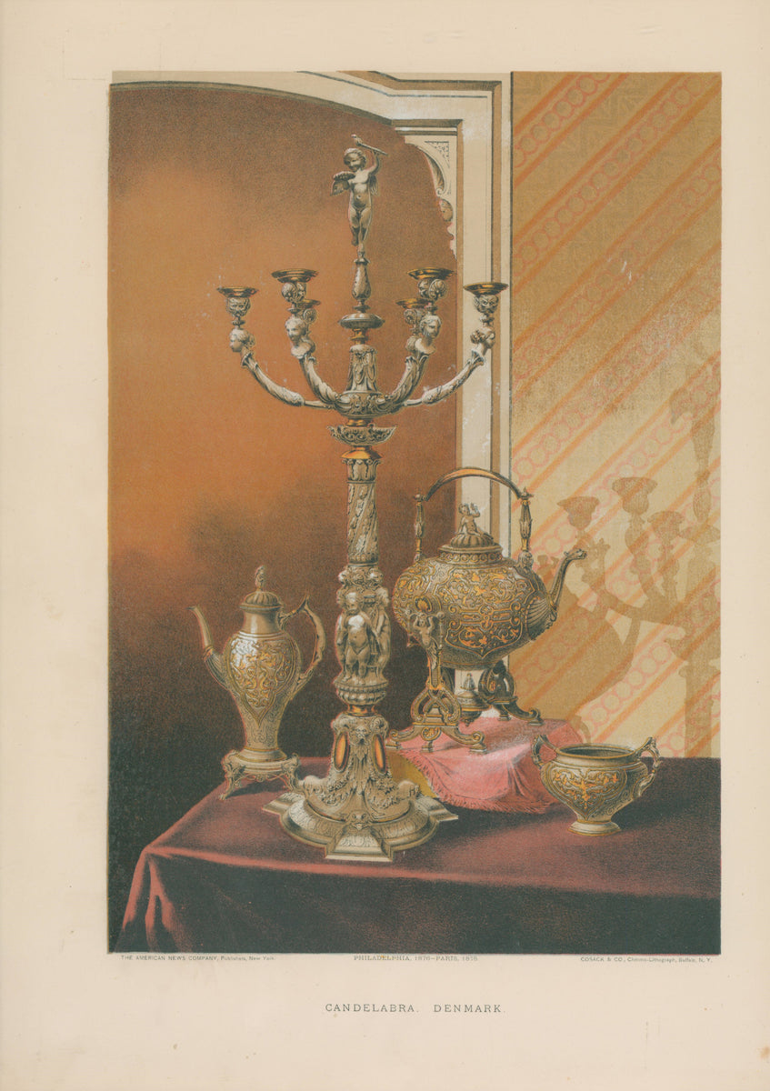 Unattributed "Candelabra. Denmark." – Philadelphia Print Shop
