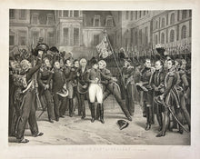 Load image into Gallery viewer, Vernet, Horace "Adieux de Fontainebleau. (20 April 1814)"