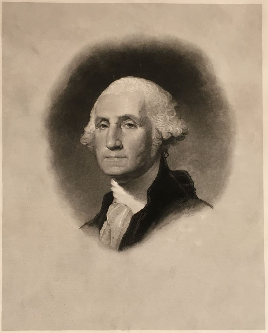 Stuart, Gilbert [Washington. Engraved by Thomas B. Welch...]