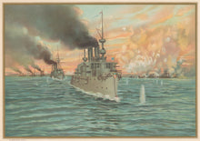 Load image into Gallery viewer, Unattributed “Naval Battle of Manila-May 1st, 1898.”