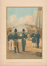 Load image into Gallery viewer, Unattributed “Commander, Captain and Lieutenant of the Navy and Lieutenant and Staff Officer of Marines-1840”