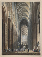 Load image into Gallery viewer, Wild, C.  “Nave of the Cathedral of Amiens.” From  "Wild’s English Cathedrals and Wild’s Foreign Cathedrals"