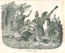 Load image into Gallery viewer, Unattributed.  “Capt. Smith rescued by Pocahontas."  From "John Wimer’s Events in Indian History"