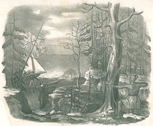 Load image into Gallery viewer, Unattributed.  “The first encounter with the Indians.&quot;  [Eastham, Cape Cod].  From &quot;John Wimer’s Events in Indian History&quot;
