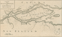 Load image into Gallery viewer, Unattributed "A Map of the Island of Orleans with the Environs of Quebec”