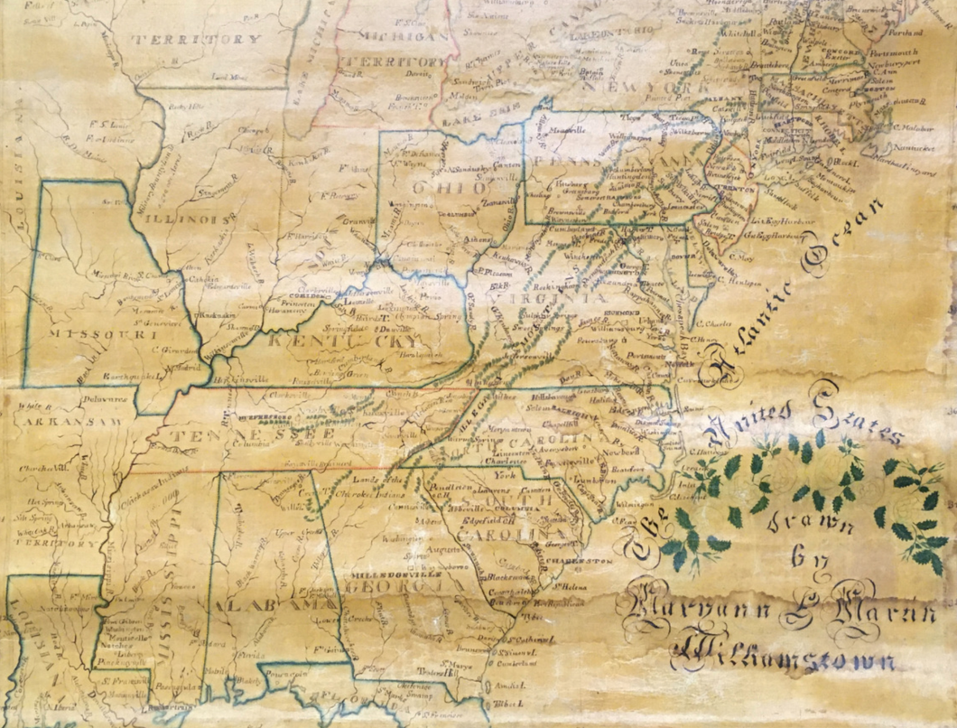 Martin, Maryann E. “The United States drawn by Maryann E. Martin, Williamstown”  [Vermont]