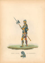 Load image into Gallery viewer, Meyrick, Samuel Rush.  “John Duke of Somerset A.D. 1444.”  Plate XLIX
