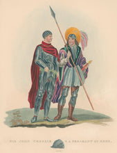 Load image into Gallery viewer, Meyrick, Samuel Rush.  “Sir John Crosbie & a Sargeant at Arms A.D. 1457.”  Plate LII