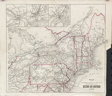 Load image into Gallery viewer, Unattributed “Map to Accompany Appleton’s Hand-Book of American Travel, Eastern and Northern Tour"