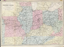 Load image into Gallery viewer, Williams, W.  “Map of the Western States"