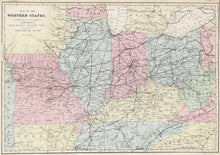 Load image into Gallery viewer, Williams, W.  “Map of the Western States"