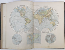 Load image into Gallery viewer, Librairie Hachette & Cie. "Atlas Manuel de Géographie Moderne Contenant Cinquante-Quatre Cartes Imprimées en Couleurs."