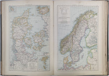 Load image into Gallery viewer, Librairie Hachette & Cie. "Atlas Manuel de Géographie Moderne Contenant Cinquante-Quatre Cartes Imprimées en Couleurs."