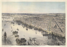 Load image into Gallery viewer, Bachmann, John “Birds Eye View of Philadelphia"