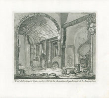 Load image into Gallery viewer, Barbault, Jean “Vue Intérieure d'un autre coté de la chambre Sépulcrale de L. Arruntius”