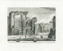 Load image into Gallery viewer, Barbault, Jean “Vue des restes de chambres Sépulchrales sur l’ancienne voie Appia hors de Porte St. Sebastien”