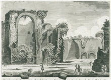 Load image into Gallery viewer, Barbault, Jean “Vue des restes de chambres Sépulchrales sur l’ancienne voie Appia hors de Porte St. Sebastien”