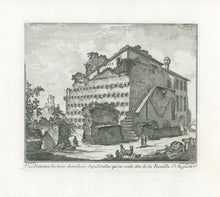 Load image into Gallery viewer, Barbault, Jean “Vue Externe des trois chambres Sépulcrales qu’on croit être de la Famille d’Auguste”