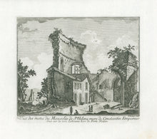 Load image into Gallery viewer, Barbault, Jean “Vue des restes du Mausolée de Ste. Helene mère de Constantin Empereur”
