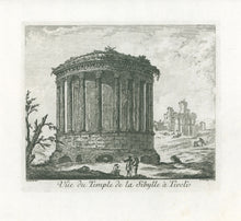 Load image into Gallery viewer, Barbault, Jean “Vue du Temple de la Sibylle à Tivoli”