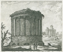 Load image into Gallery viewer, Barbault, Jean “Vue du Temple de la Sibylle à Tivoli”