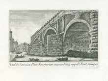 Load image into Gallery viewer, Barbault, Jean “Vue de l’ancien Pont Senatorien aujourd‘huy appelé Pont rompu”